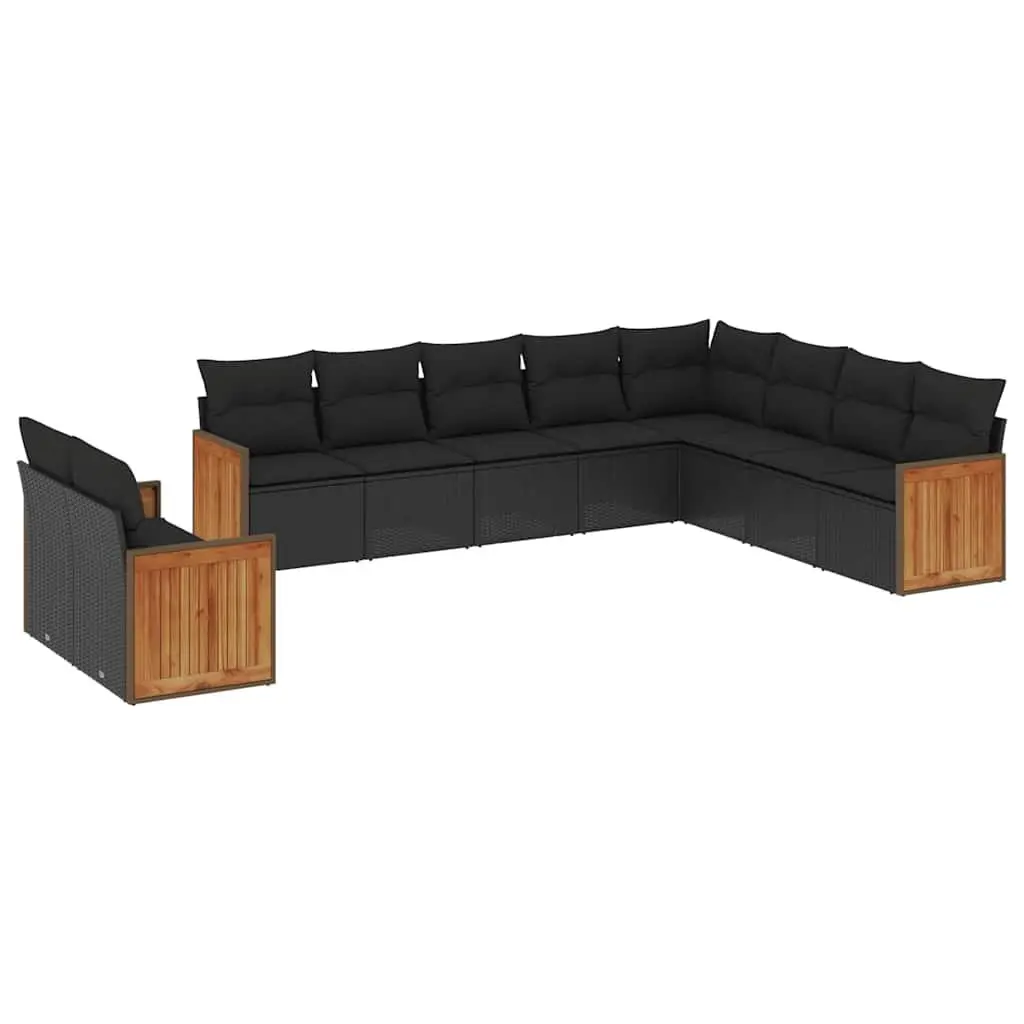 10 Piece Garden Sofa Set for Outdoor Spaces
