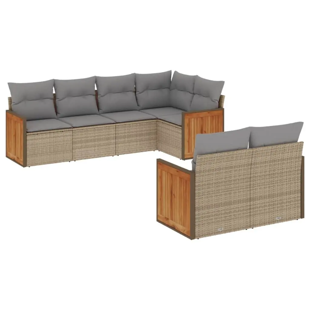 7 Piece Garden Sofa Set with Storage
