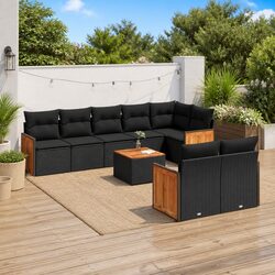 Premium 9-Piece Garden Sofa Set for Outdoor Relaxation