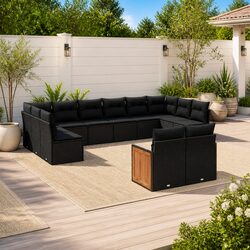12-Piece Modular Garden Sofa Set for Outdoor Spaces