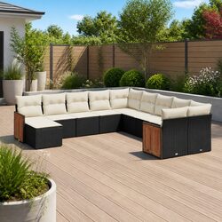 Premium 11 Piece Garden Sofa Set for Outdoor Relaxation