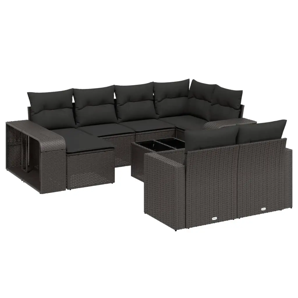 11 Piece Modular Outdoor Sofa Set with Storage