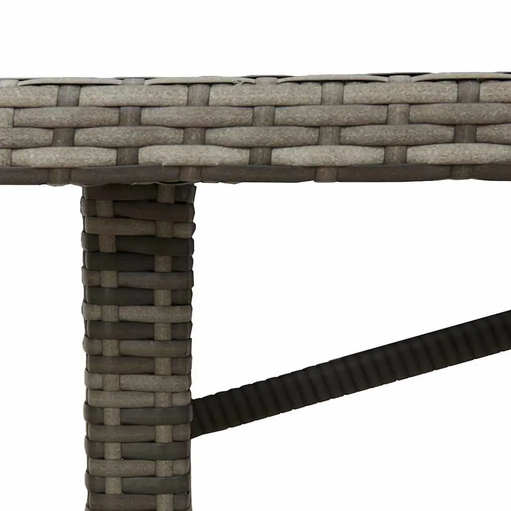 7-Piece Grey Garden Dining Set for Outdoor Use