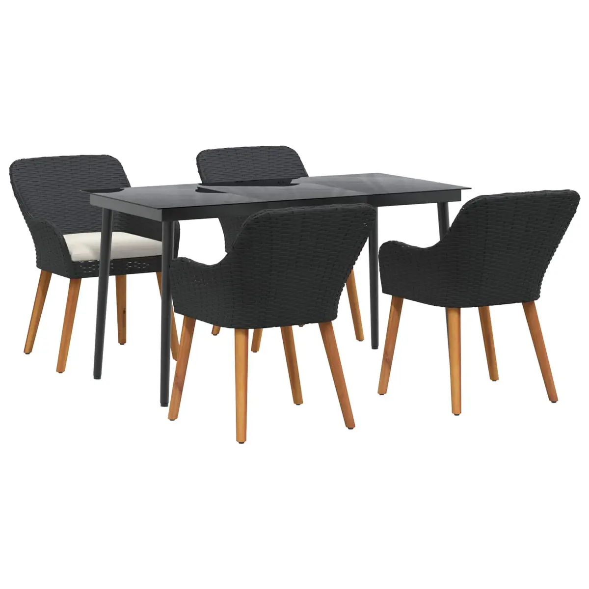 5-Piece Outdoor Dining Set with Durable Construction