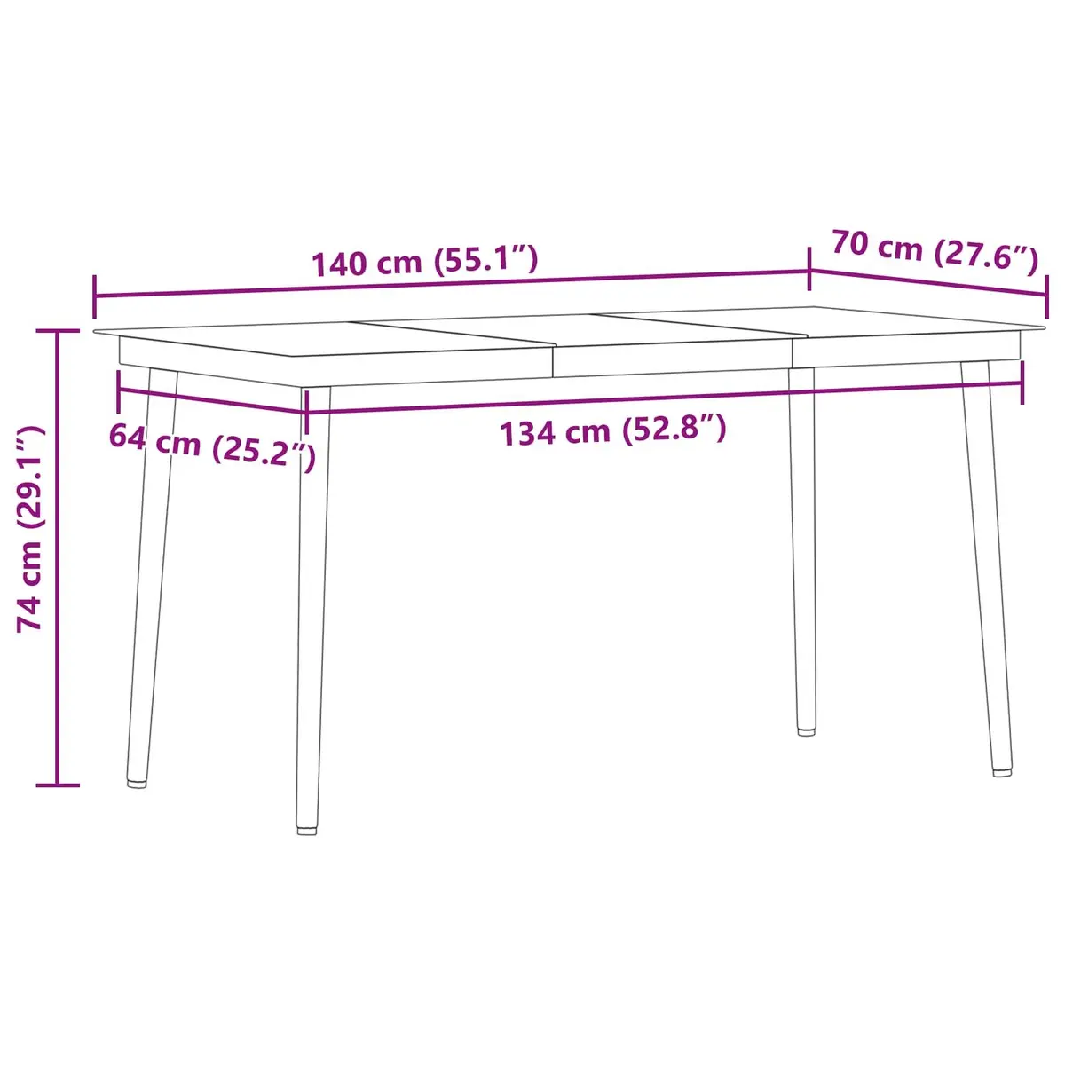5-Piece Outdoor Dining Set with Durable Construction