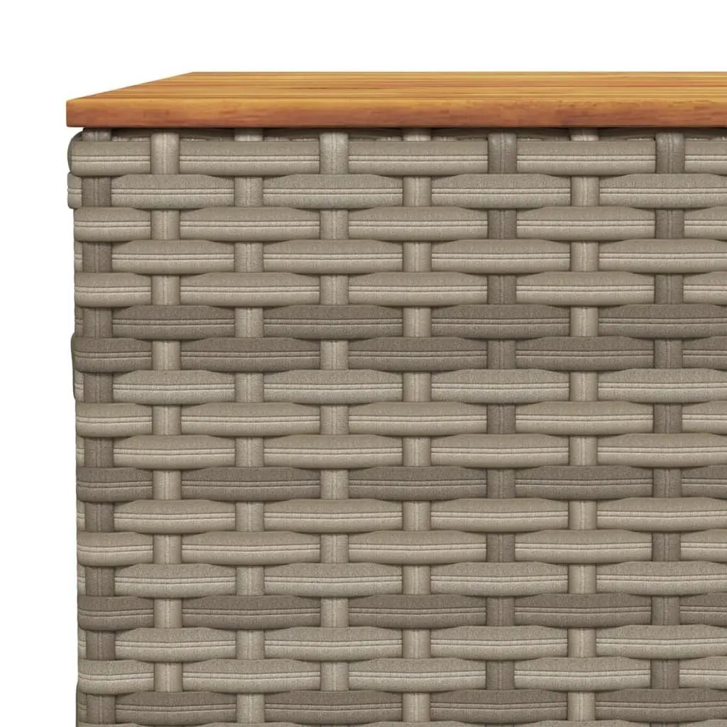 6 Piece Grey Rattan Garden Sofa Set