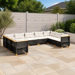 Stylish 9 Piece Garden Sofa Set for Outdoor Relaxation