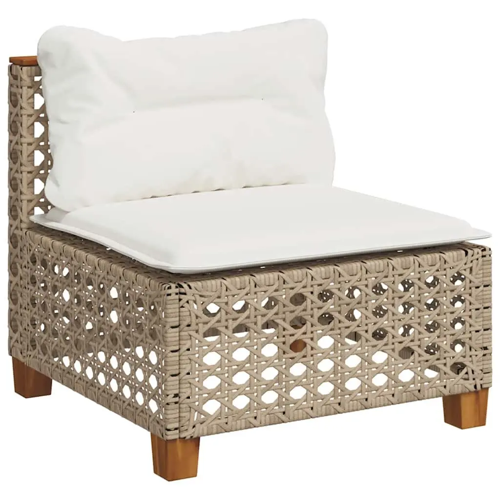 9 Piece Modular Outdoor Garden Sofa Set in Beige