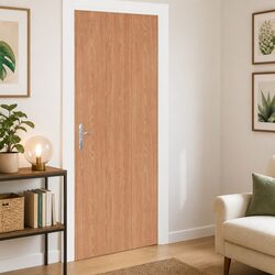 Brown PVC Self-Adhesive Door Film 210x90cm Wood Grain