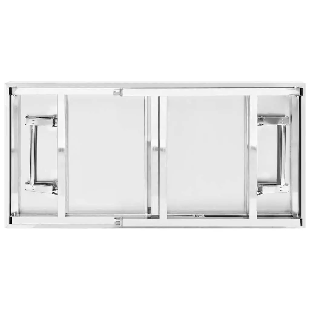 Foldable Stainless Steel Work Table 120x60x80cm