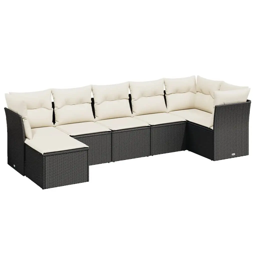 7 Piece Garden Sofa Set for Outdoor Spaces