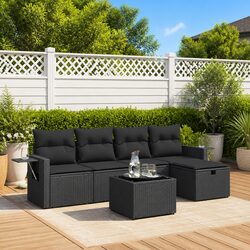 6-Piece Garden Sofa Set for Outdoor Relaxation