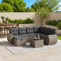 Premium 8-Piece Garden Sofa Set for Outdoor Relaxation