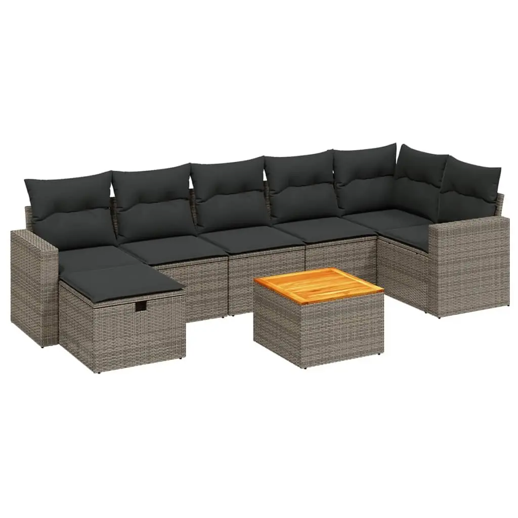 8 Piece Garden Sofa Set for Outdoor Spaces