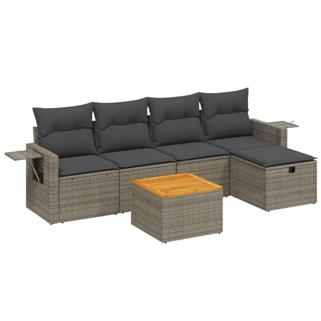 6-Piece Garden Sofa Set with Durable Build