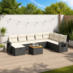 Premium 9-Piece Garden Sofa Set for Outdoor Use