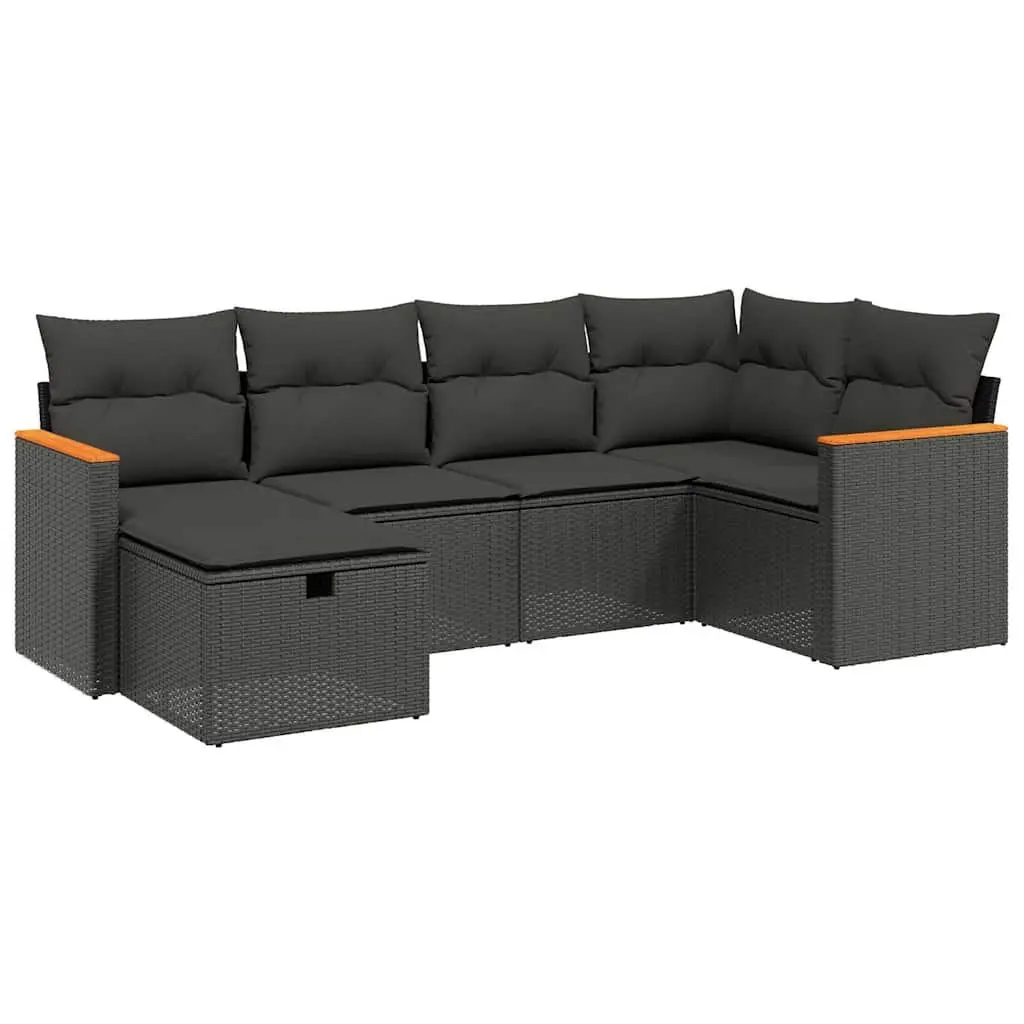 6 Piece Modular Outdoor Garden Sofa Set