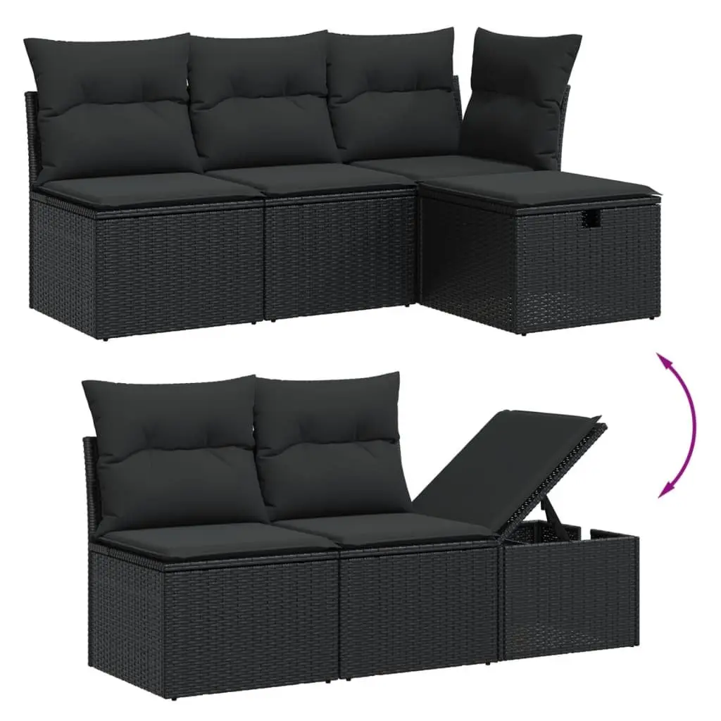 6 Piece Modular Outdoor Garden Sofa Set
