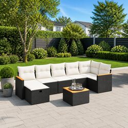 Premium 8 Piece Garden Sofa Set for Outdoor Spaces