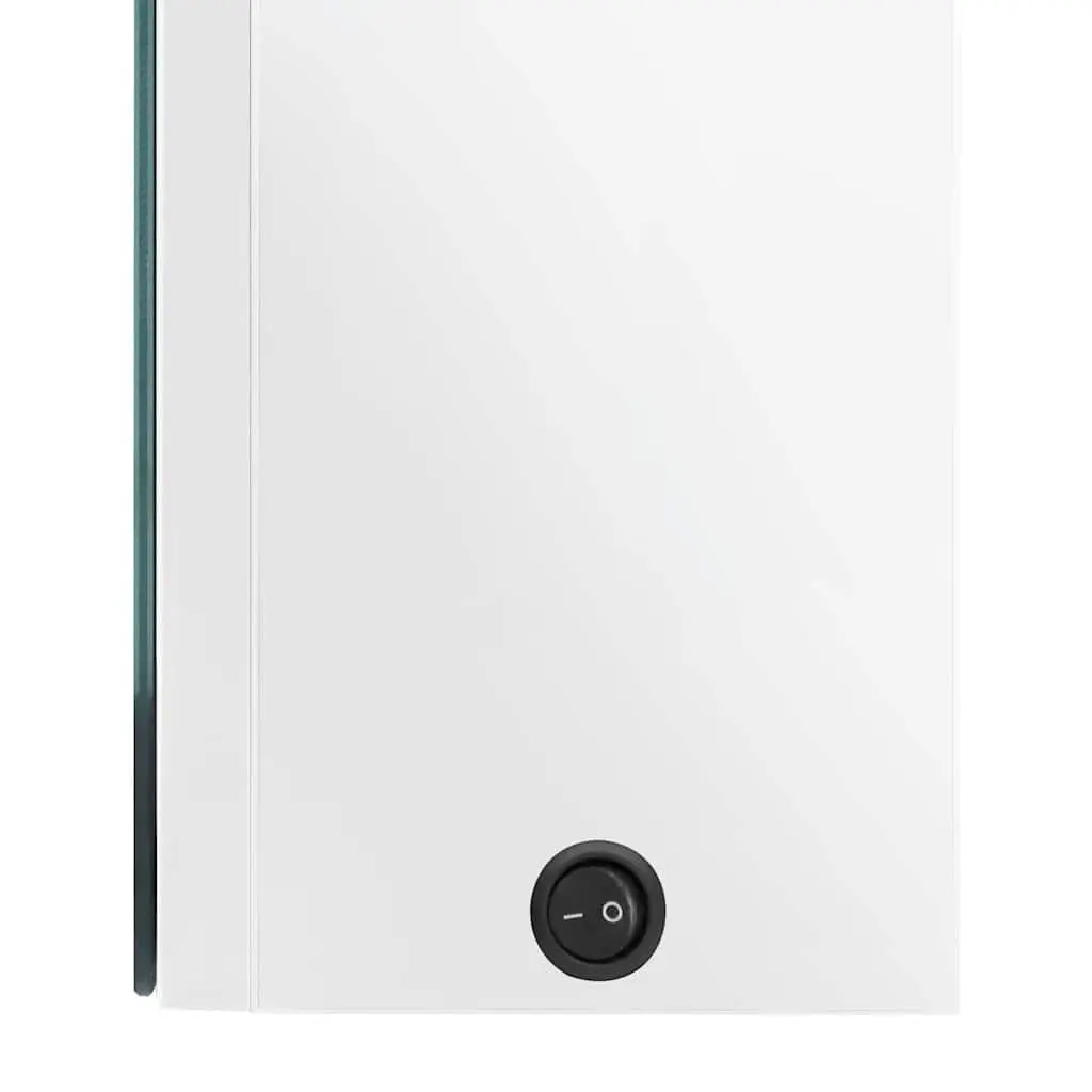 LED Bathroom Cabinet MDF 80x12x68cm White
