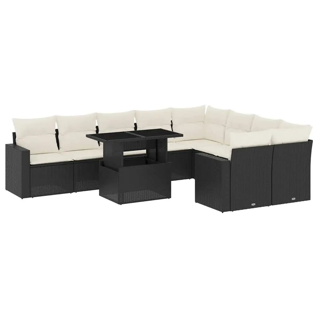 10 Piece Modular Outdoor Garden Sofa Set