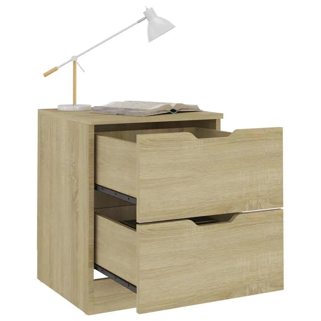 Brown Bedside Cabinet with Storage for Essentials