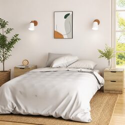 Quality Bedside Cabinets - 2 Piece Set in Brown