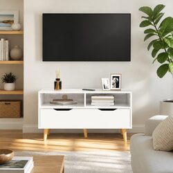 Stylish White High Gloss TV Cabinet for Modern Living
