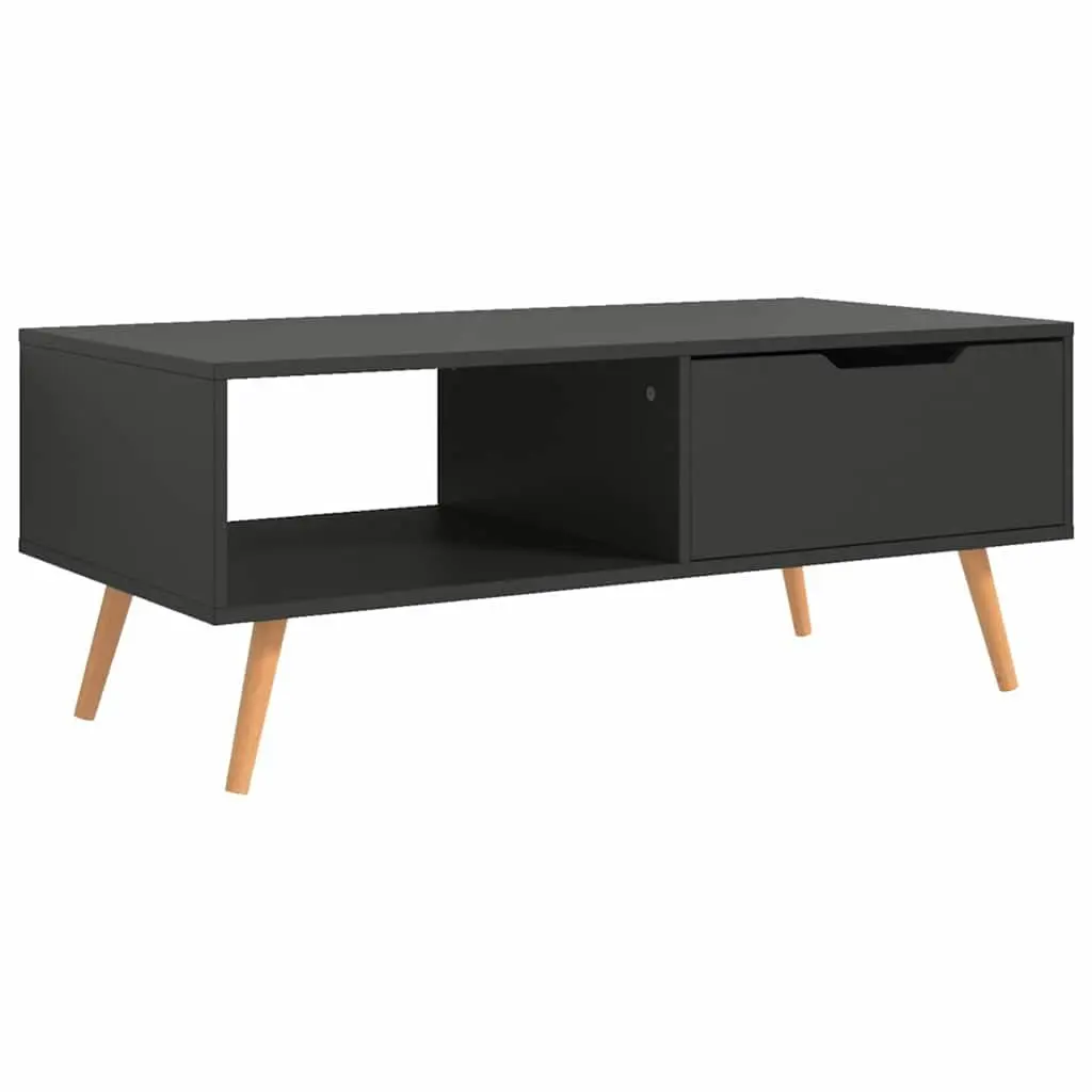 Grey Coffee Table 100x49.5x43cm for Living Rooms