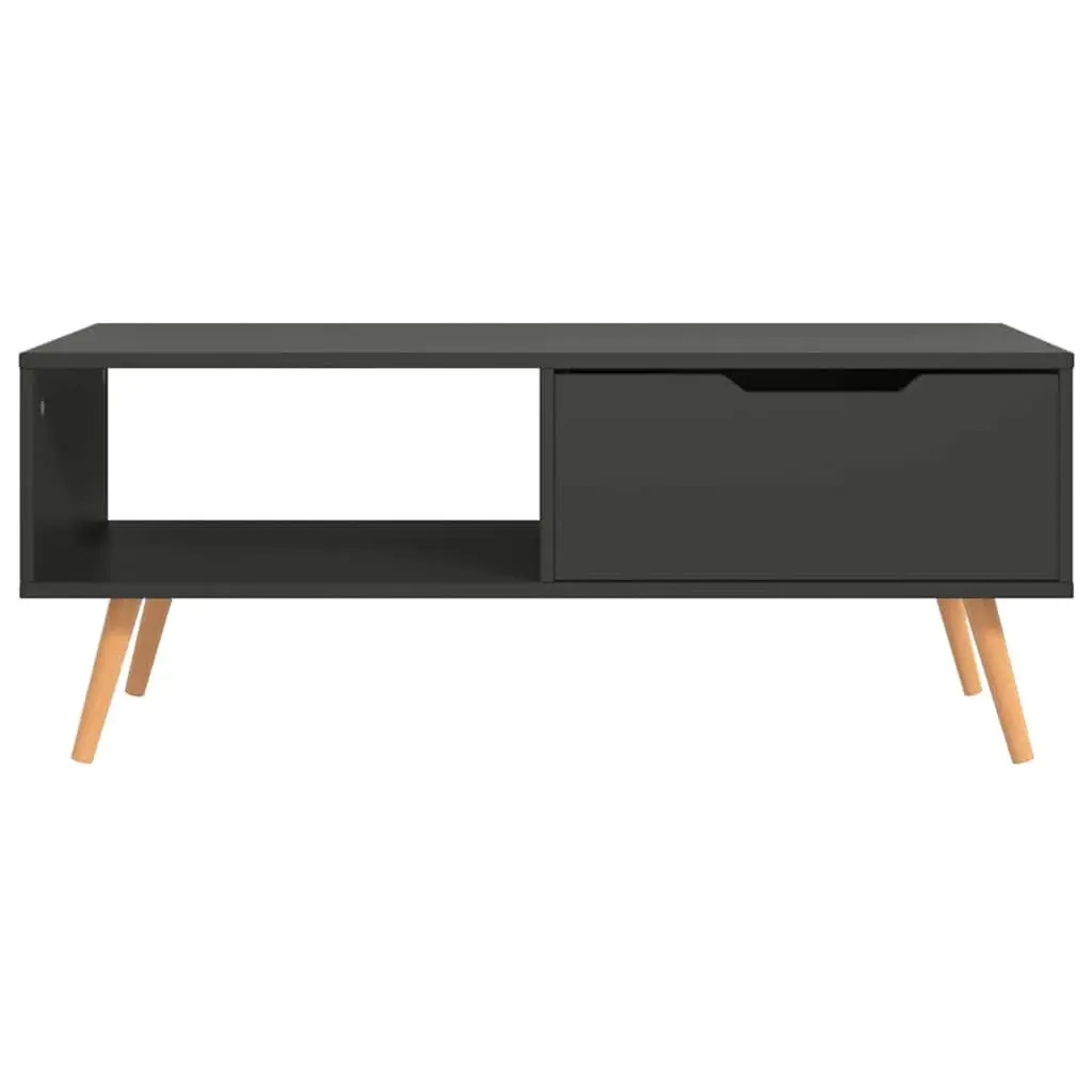 Grey Coffee Table 100x49.5x43cm for Living Rooms