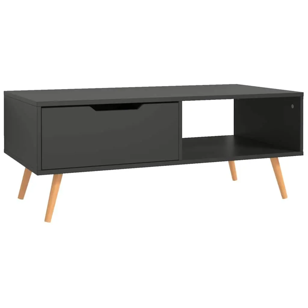Grey Coffee Table 100x49.5x43cm for Living Rooms