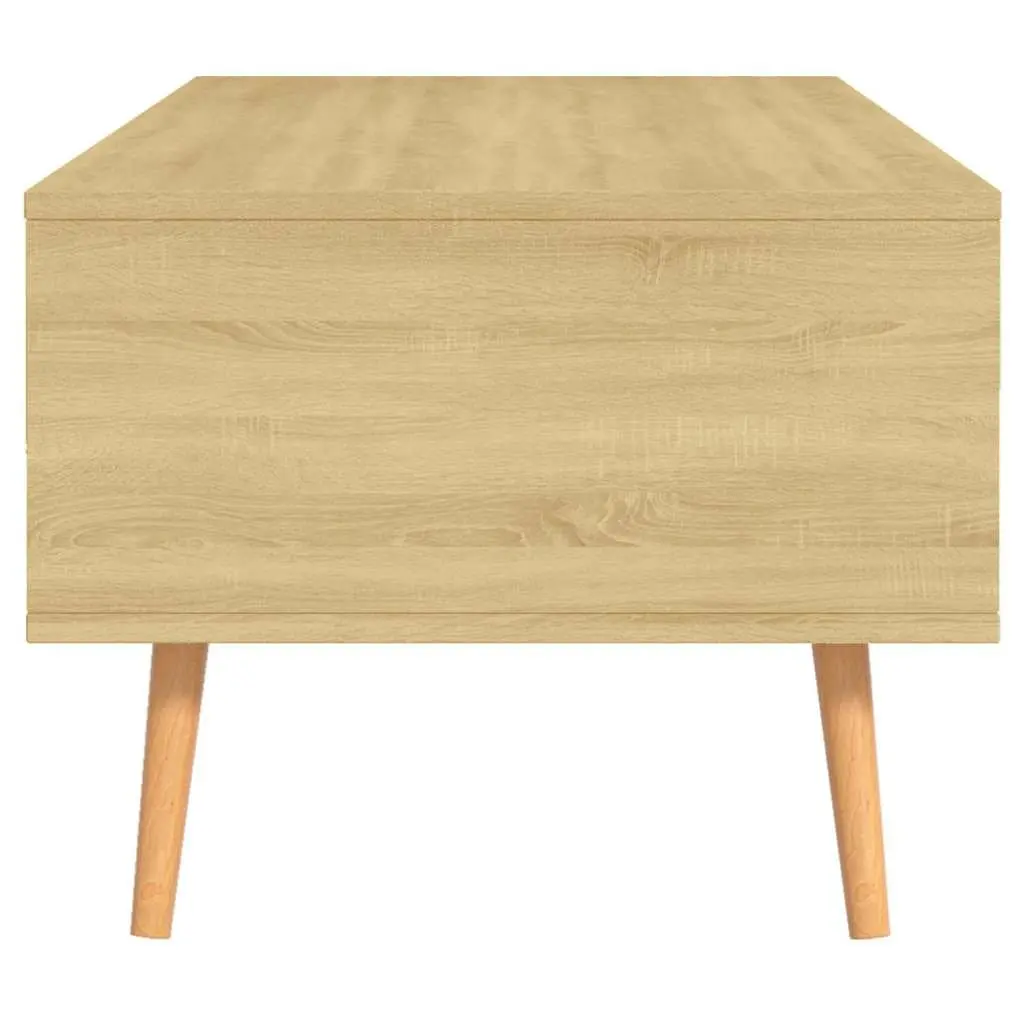 Brown Engineered Wood Coffee Table for Living Rooms
