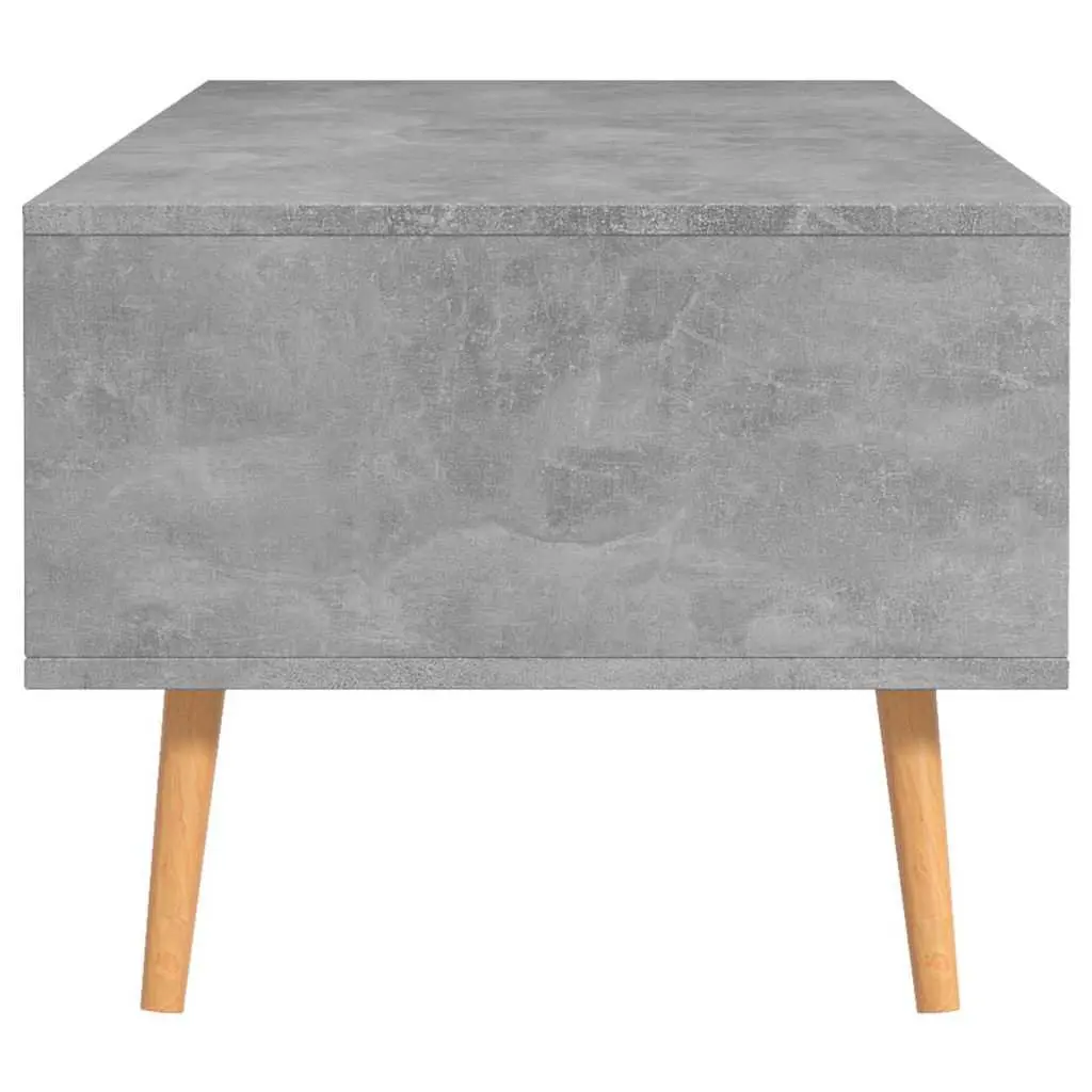 Coffee Table Engineered Wood 100 x 49.5 x 43 cm Grey