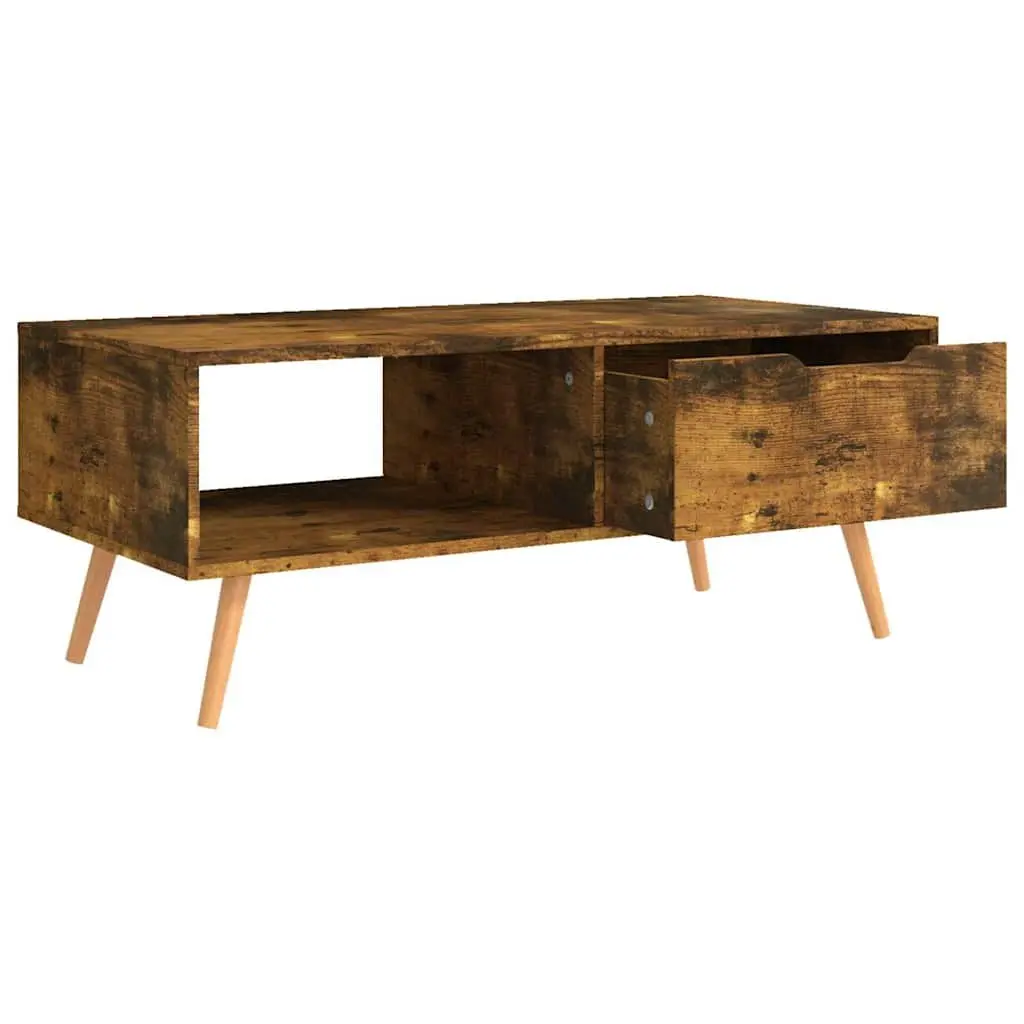 Coffee Table Brown Engineered Wood Living Room Accent Furniture Side Table