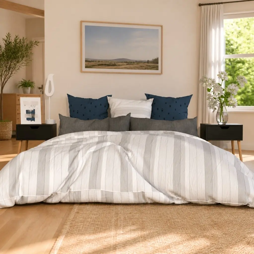 Bedside Cabinets Engineered Wood 40x40x56 cm Black 2 Piece