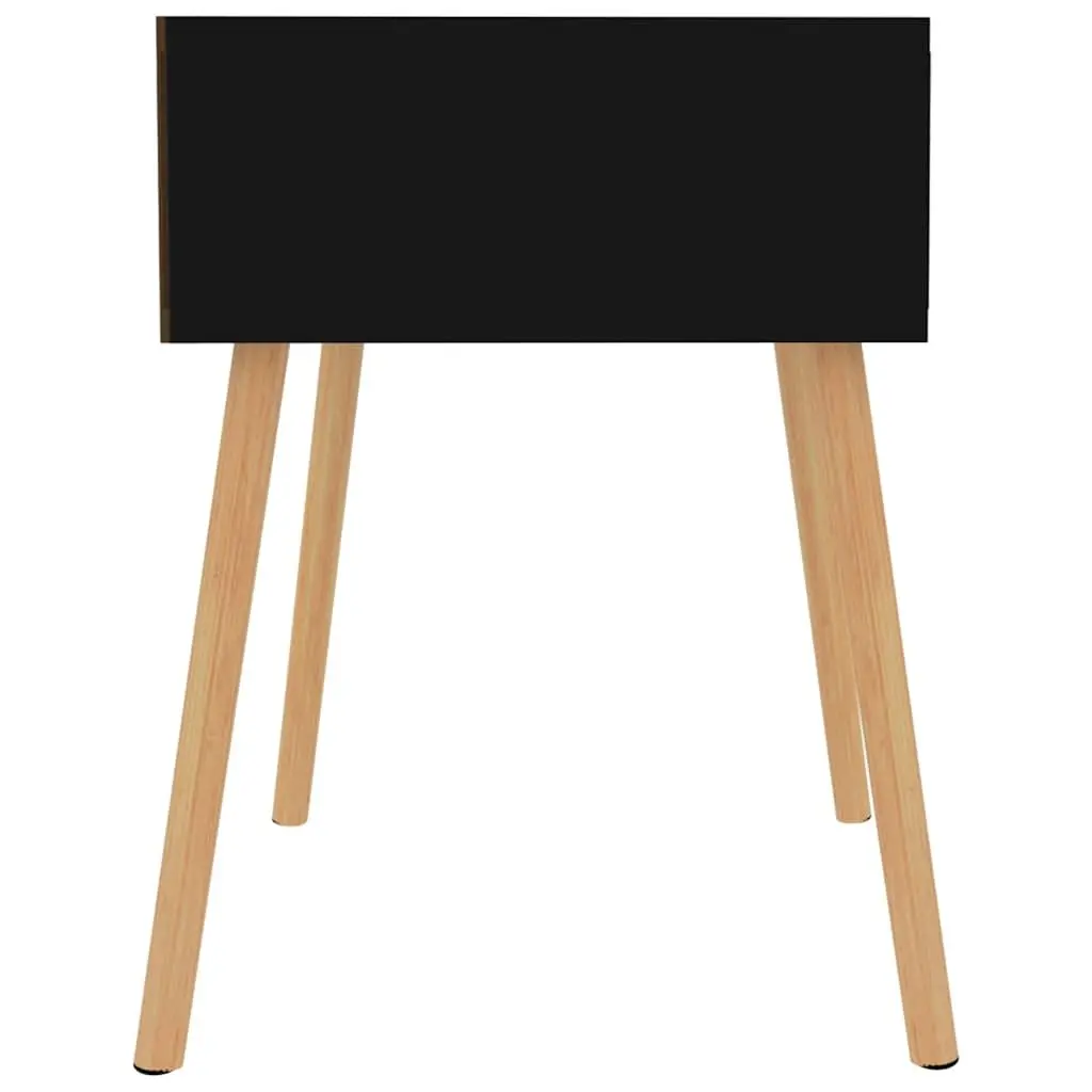 Bedside Cabinets Engineered Wood 40x40x56 cm Black 2 Piece