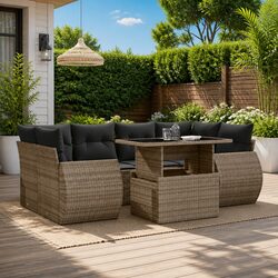 7 Piece Garden Sofa Set for Outdoor Relaxation