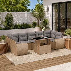 8-Piece Garden Sofa Set for Outdoor Comfort