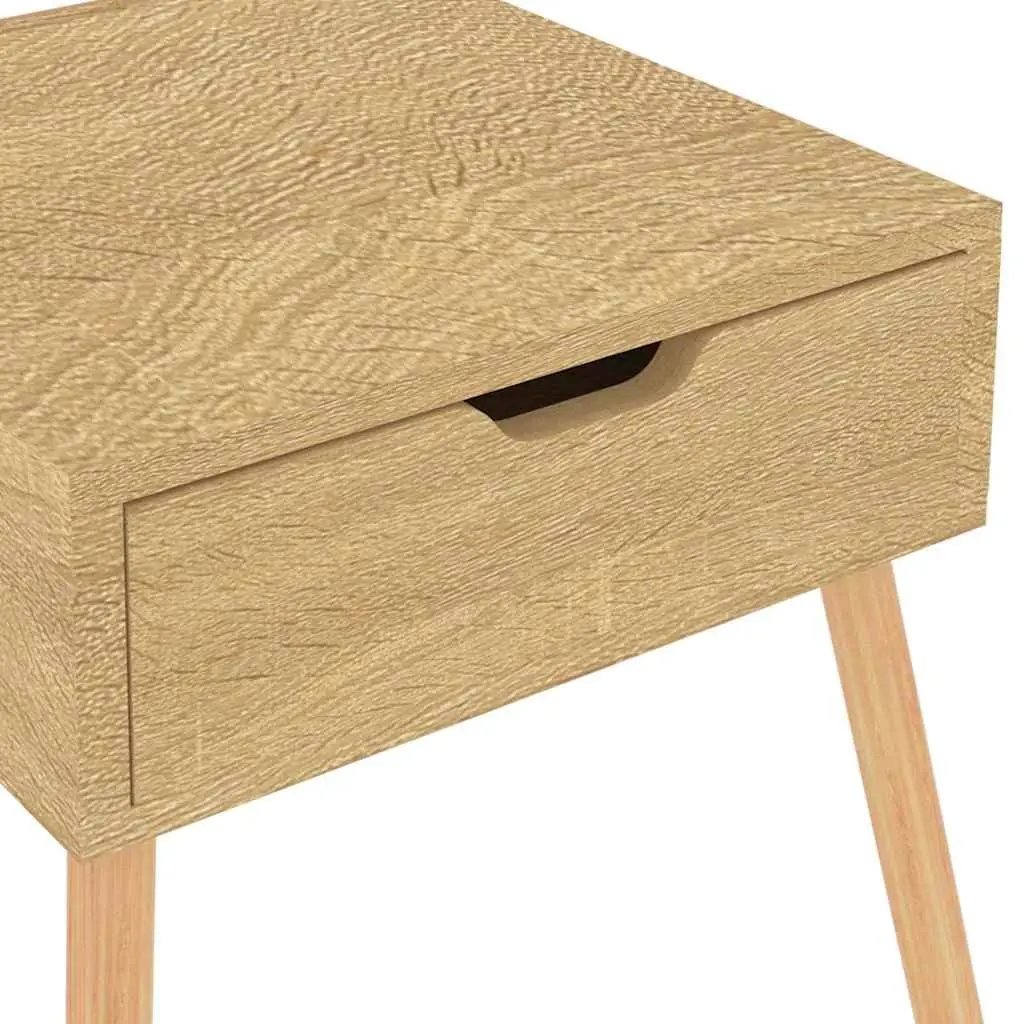Brown Engineered Wood Bedside Cabinet