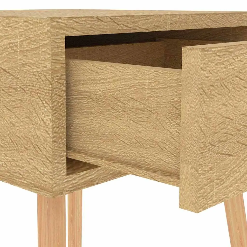 Bedside Cabinets 2 pcs Brown 40x40x56 cm Engineered Wood Side Tables