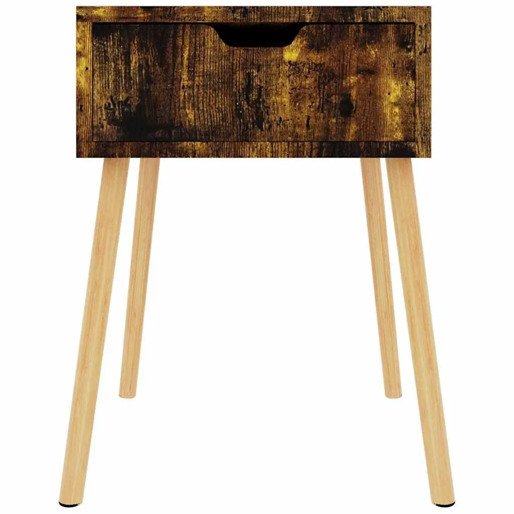 Brown Bedside Cabinet with Drawer 40x40x56 cm