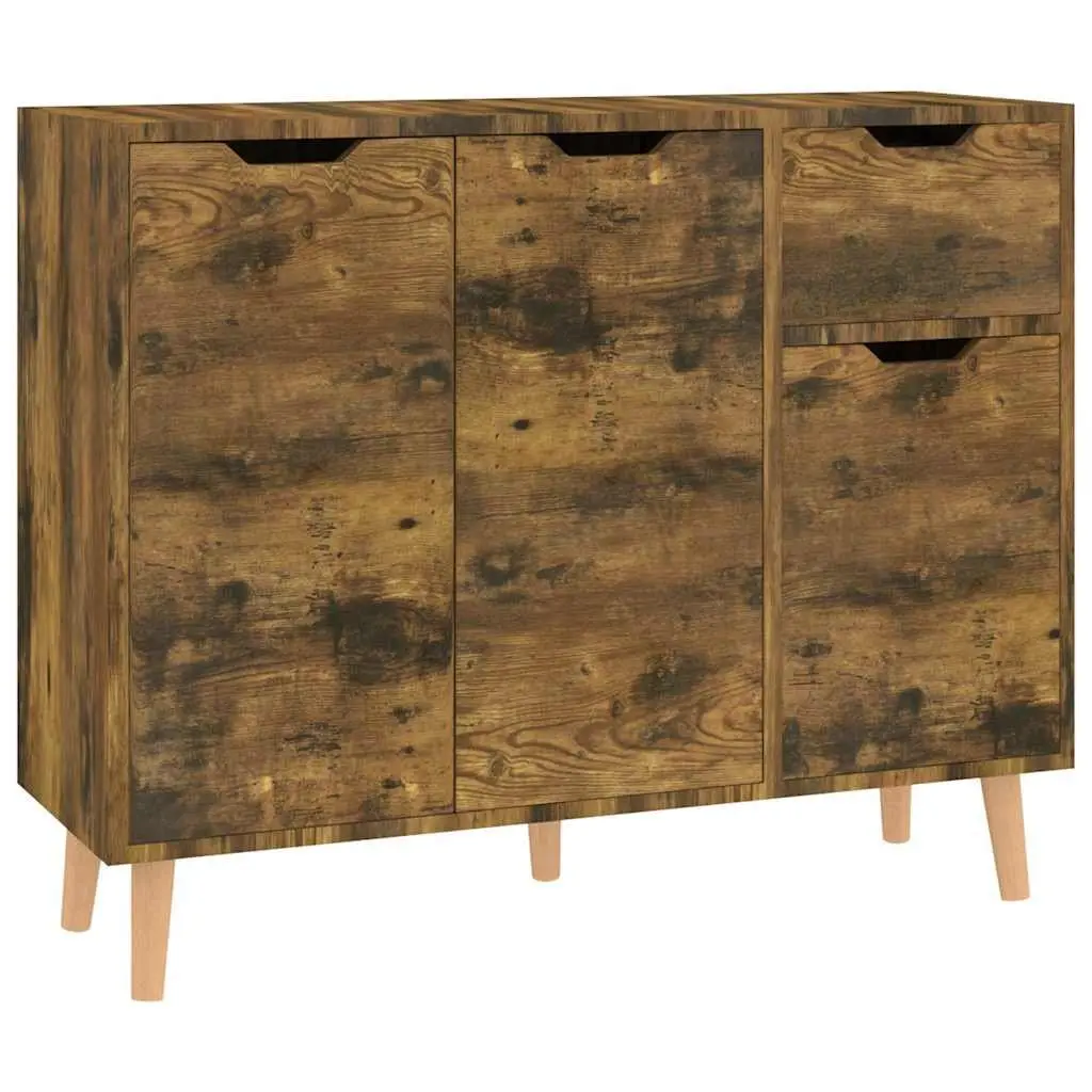 Brown Sideboard Storage Cabinet for Living Room