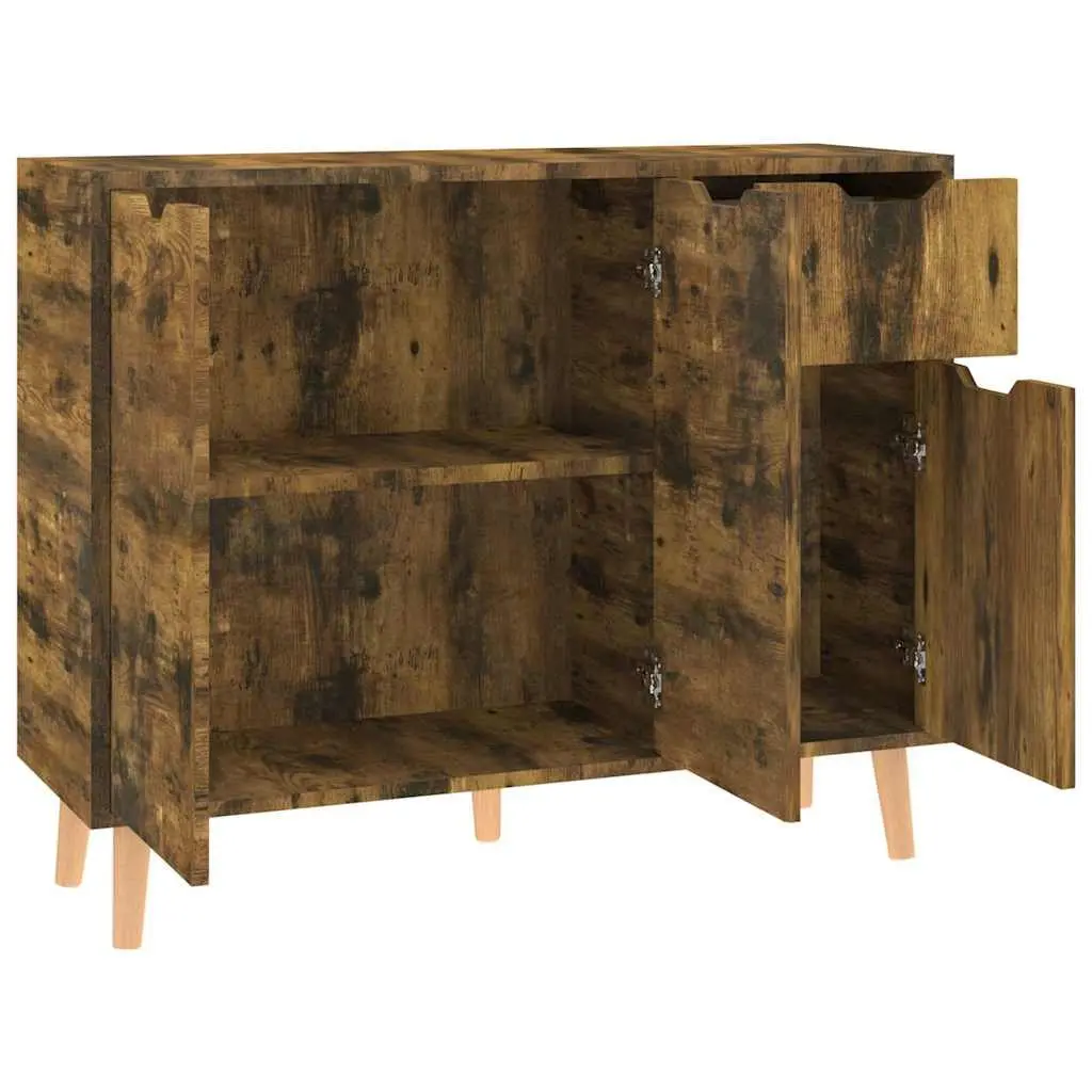 Brown Sideboard Storage Cabinet for Living Room