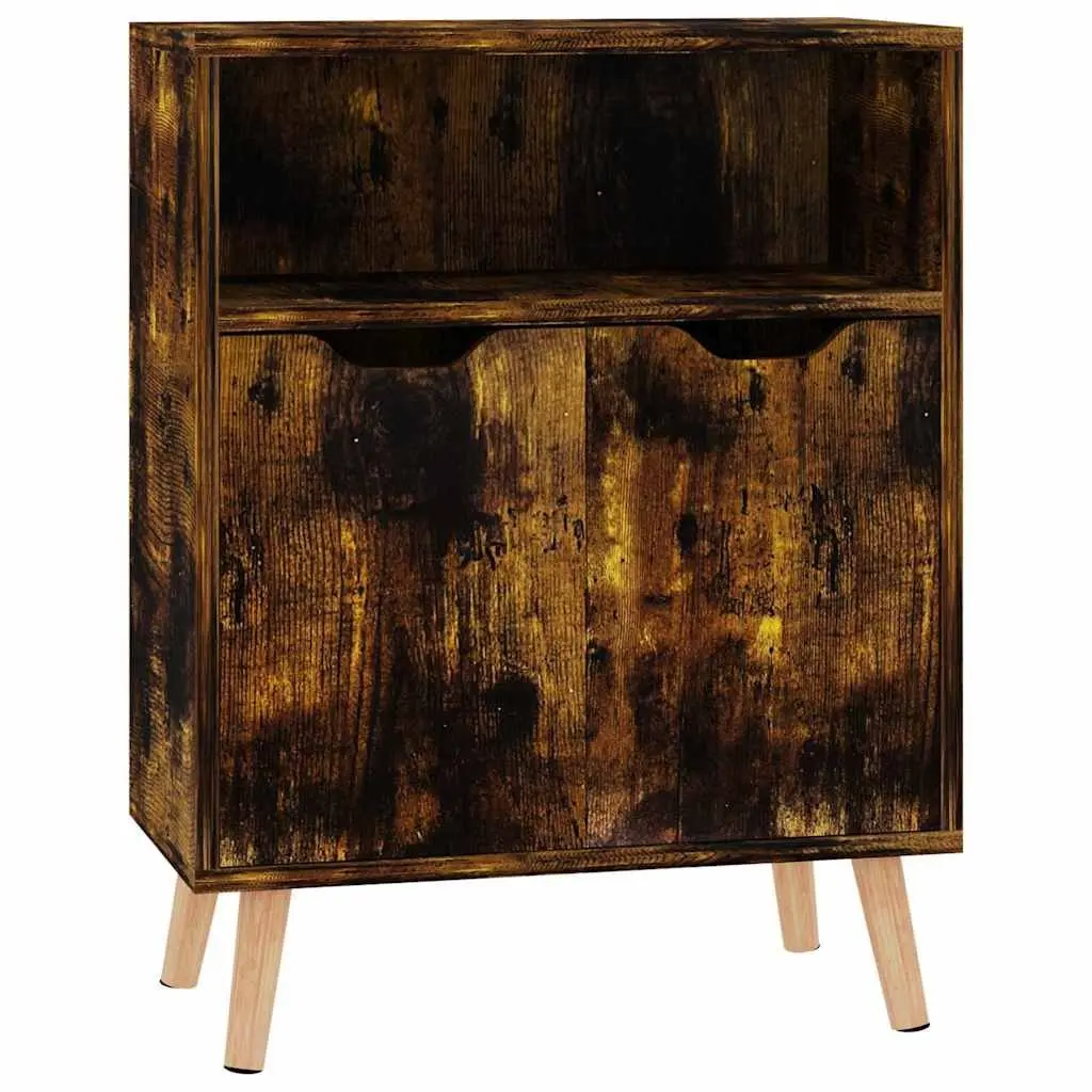 Brown Engineered Wood Sideboard Storage Cabinet