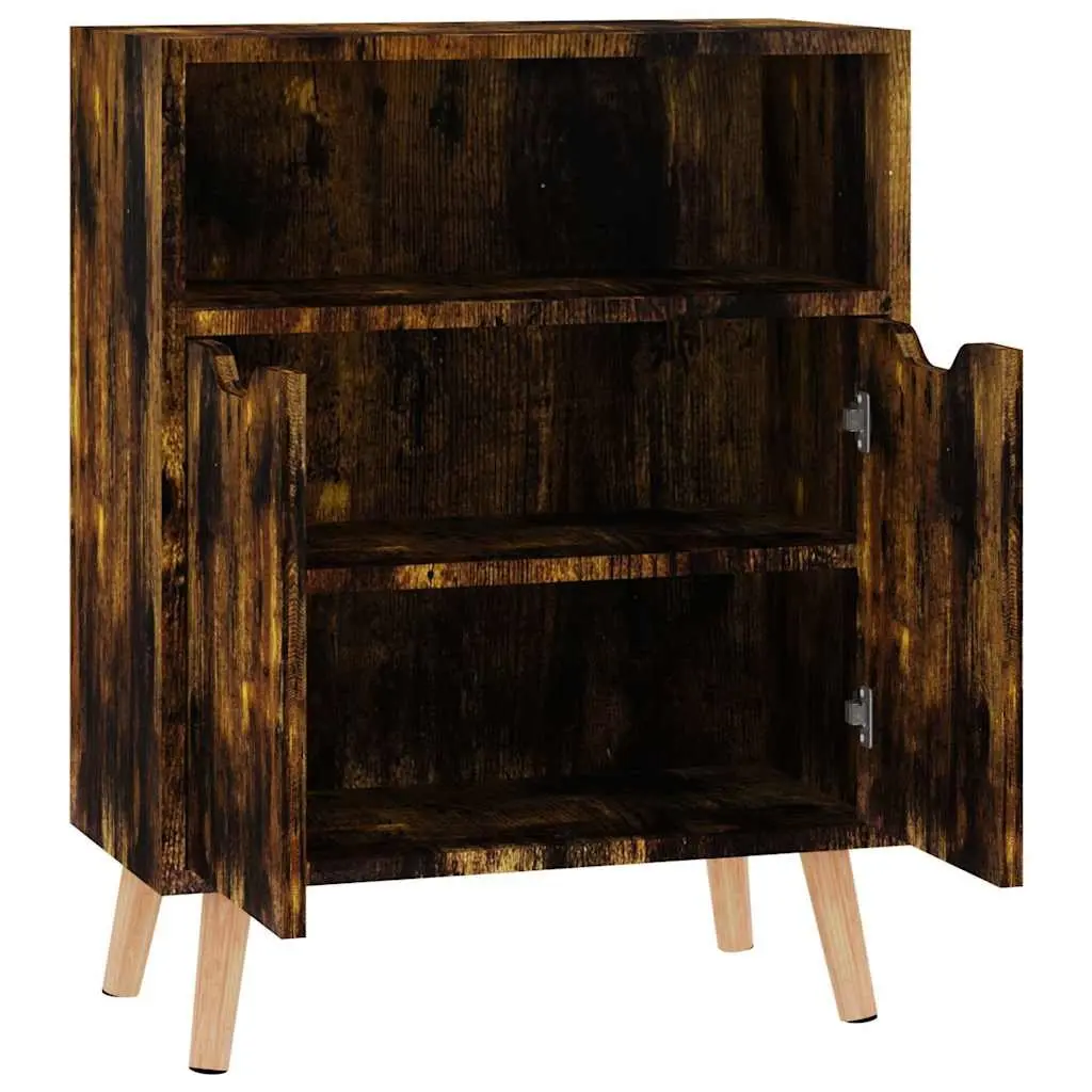 Brown Engineered Wood Sideboard Storage Cabinet