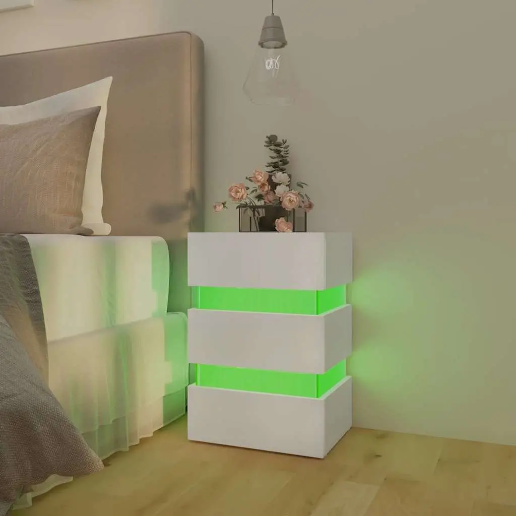 LED Bedside Cabinet with Integrated Light