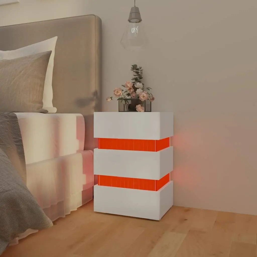LED Bedside Cabinet with Integrated Light