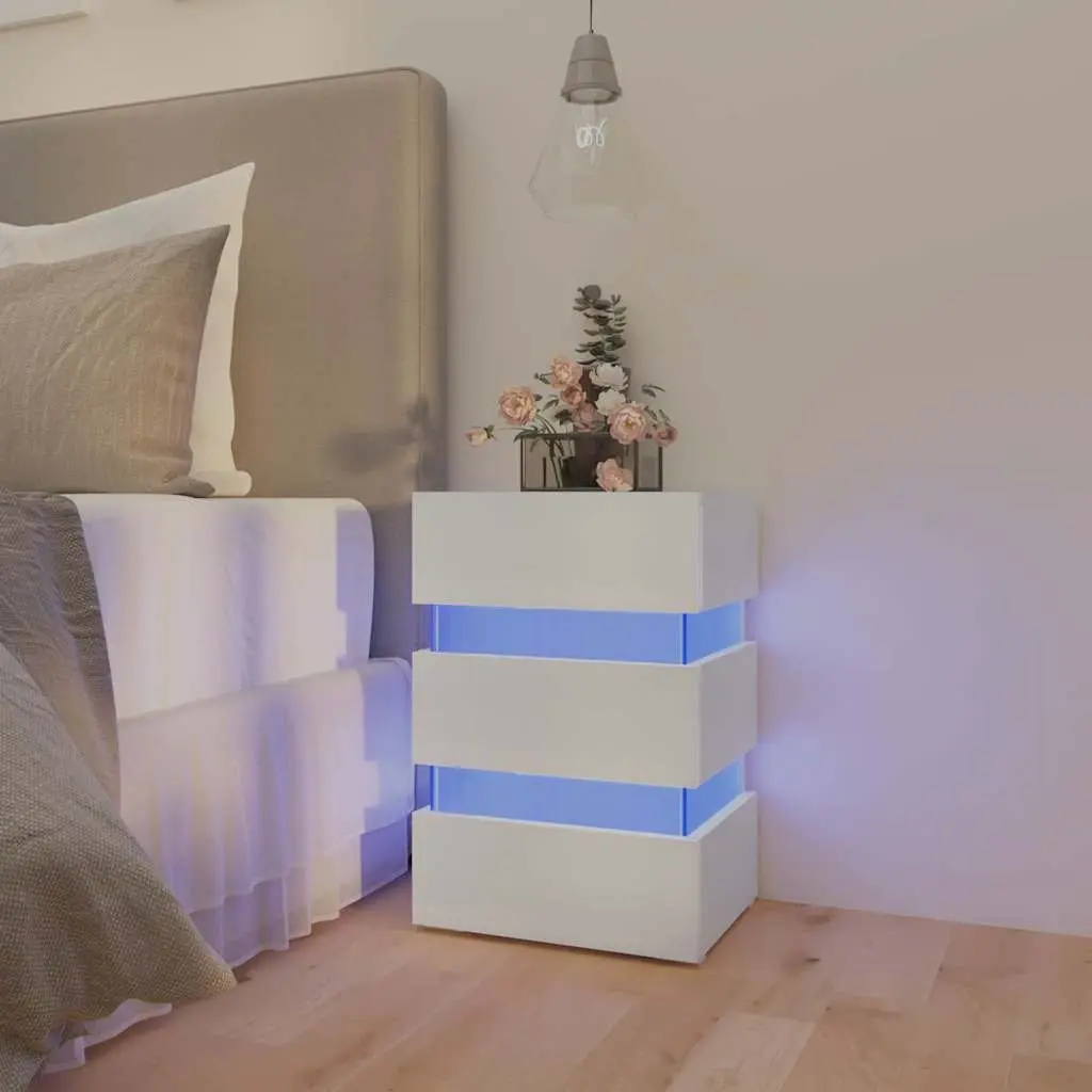 LED Bedside Cabinet with Integrated Light