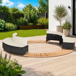 Premium Hot Tub Surround with Acacia Wood Step