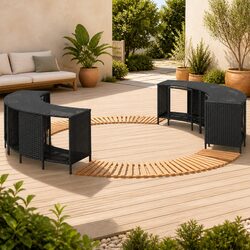 Stylish Hot Tub Surround with Storage Step for Outdoor Use